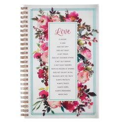 Image of Notebook Wirebound Love 1 Cor. 13:4-7
