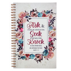Image of Notebook Wirebound Ask, Seek, Knock Matt. 7:7