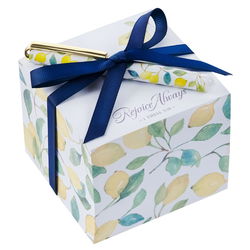 Image of Note Block with Pen Rejoice Always 1 Thess. 5:16