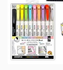 Image of Mildliner Inductive Bible Study Marking Kit 10pk