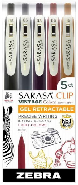 Image of Zebra Sarasa Vintage 5pk