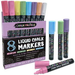 Image of Liquid Chalk Markers Pastel Chalk