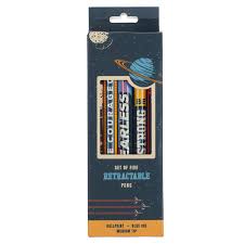 Image of Pen Set 5 pc Be Strong and Courageous