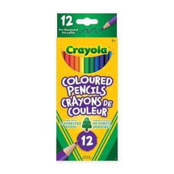 Image of Crayola Coloured Pencils, 12 Count