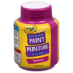 Image of Crayola Fuchsia Washable Paint – 2 fl. oz