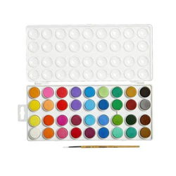 Image of Kingsart Watercolor Pan Paint Set – 36 Colours