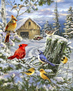 Image of 1000 Pc Puzzle – Frosty Morning Song