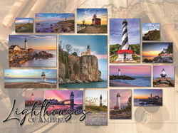 Image of Lighthouses of America- 1000pc Puzzle