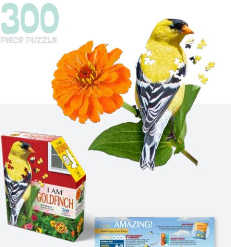 Image of I AM Goldfinch – Madd Capp Puzzle – 300 pc