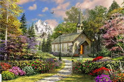 Image of 500 Pc Puzzle – Mountain View Chapel