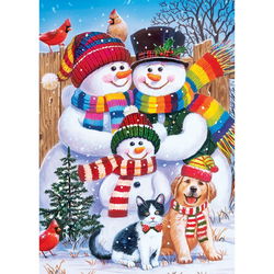 Image of 500 Pc Puzzle – Christmas Family Portrait
