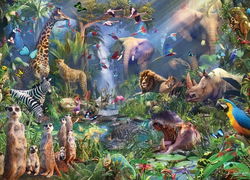 Image of Into the Jungle 1000 Pc.