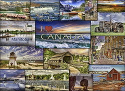 Image of I Love Canada 1000 Pc