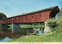 Image of The Kissing Covered Bridge – 1000 Pc Puzzle