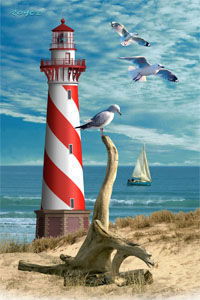 Image of Puzzle 3D Lighthouse 60 pc