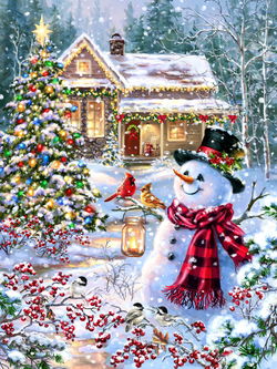 Image of 1000Pc Puzzle – Cottage in the Snow