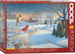 Image of 1000 Pc Puzzle – Country Cardinals