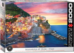 Image of Manarola at Dusk, Italy 2000 Pc Puzzle