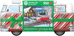 Image of VW Christmas Bus Tin 550 Pc Puzzle