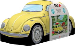 Image of 550 Pc Puzzle – VW Beetle Camping Shaped Tin