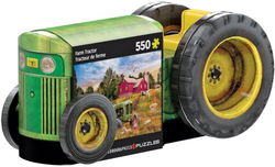 Image of 550 Pc Puzzle – Tractor Tin
