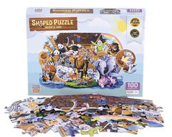 Image of Noah’s Ark Shaped Puzzle 100 Pc