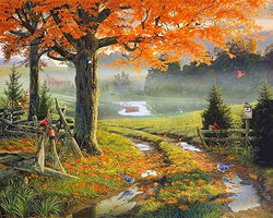 Image of 1000 Pc Puzzle – Country Home