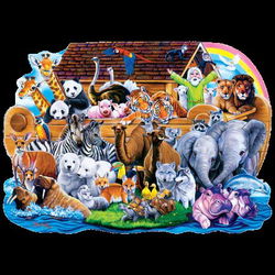 Image of 100 Pc Noah’s Ark Shaped Puzzle