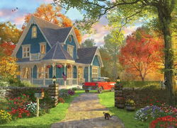 Image of 1000 Pc Puzzle – The Blue Country House