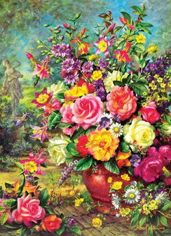 Image of 1000 Pc Puzzle – Flowers Bouquet