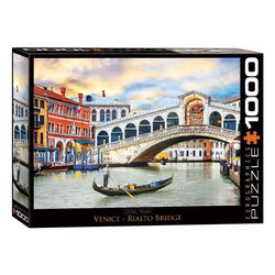 Image of 1000 Pc Puzzle – Venice Rialto Bridge