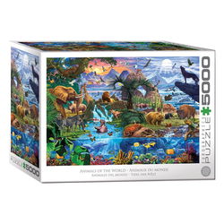 Image of 5000 Pc Puzzle – Animals of the World
