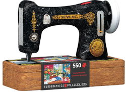 Image of 550 Pc Puzzle Sewing Memories Tin