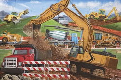 Image of Puzzle Floor Building Site 48 pc