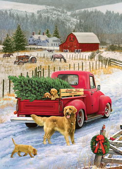 Image of Puzzle Christmas on the Farm 1000 pc