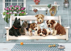 Image of Puzzle Tray Porch Swing Buddies 35pc