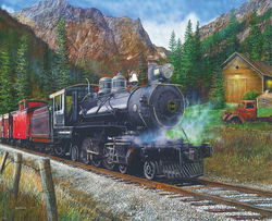 Image of 1000 Pc Puzzle – Timber Pass Train