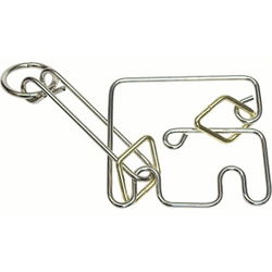 Image of Wire Puzzle Brontosaurus – Level 10