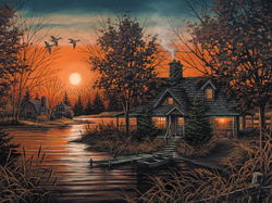 Image of Puzzle Cattail Cove 500 pc.