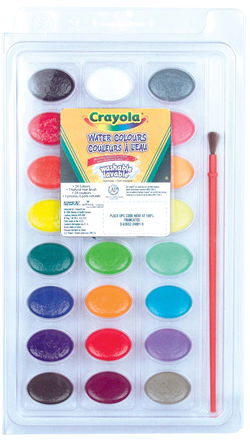 Image of Watercolours Washable 24