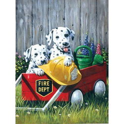 Image of Paint by Numbers Junior Small Fire Waggin