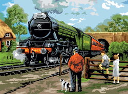 Image of Paint by Number Steam Train