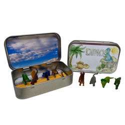 Image of Dinosaur – Mini Magnetic Animal Tin