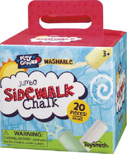 Image of Jumbo Sidewalk Chalk 20 Piece