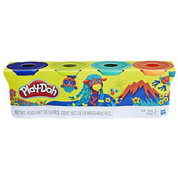 Image of Play-Doh 4-Pack Wild Colours
