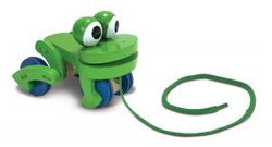 Image of FIRST PLAY – Frolicking Frog Pull Toy