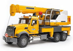 Image of Mack Granite Liebherr Crane Truck