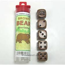 Image of Brown Bear Dice Game