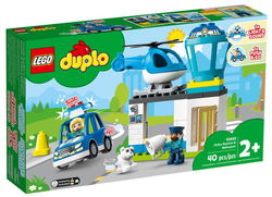 Image of Lego Fire Station & Helicopter  10970