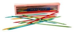Image of Wood Pick-up-Sticks in Wood Case